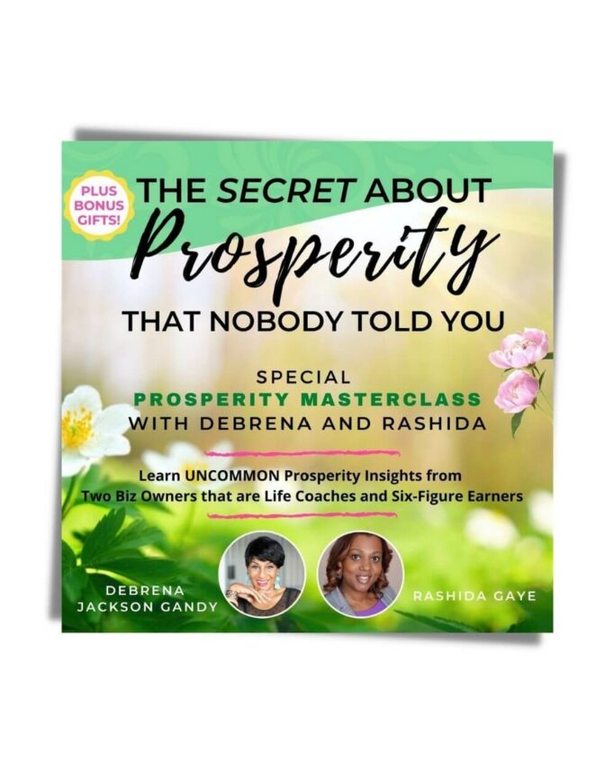 The Secret to Prosperity that Nobody Told You – Masterclass Recording